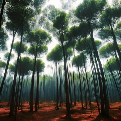 Prompt: Magneto trees forest