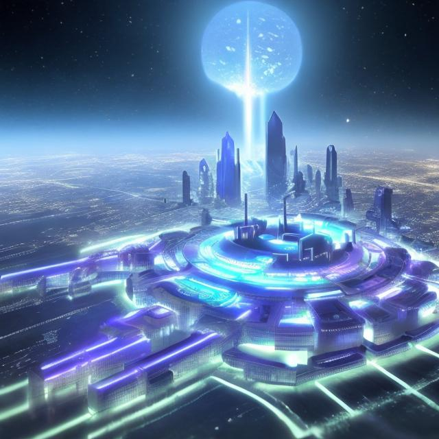 Prompt: Kryptonopoliscity futuristic