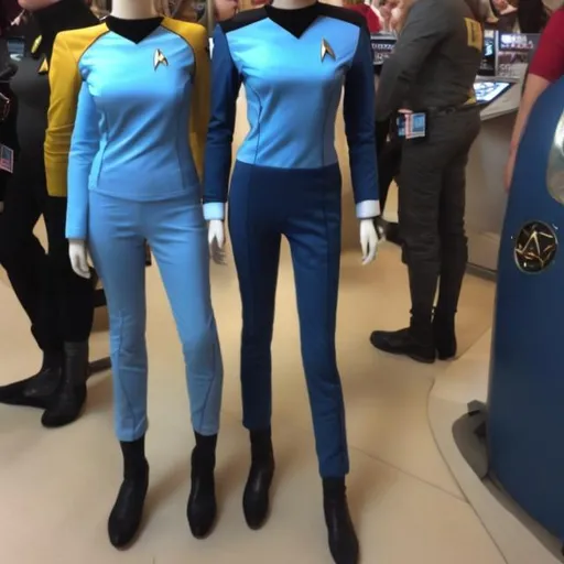 Prompt: star trek girl suit 