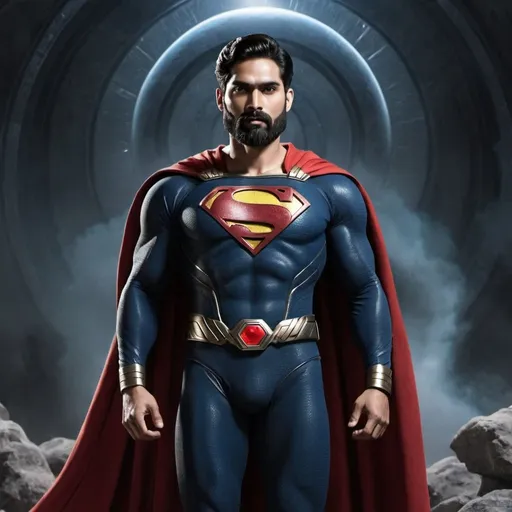 Prompt: Rao God of Krypton 
