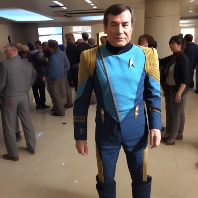 Prompt: 
star trek suit commander