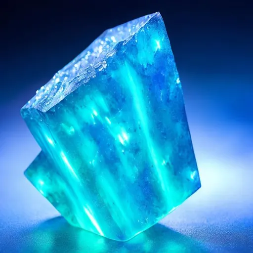 Prompt: blue kryptonite