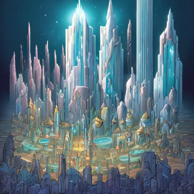 Prompt: Kandor City