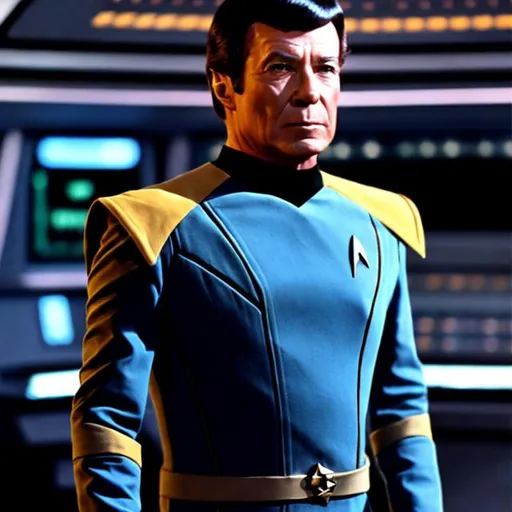 Prompt: 
star trek suit commander