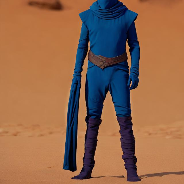 Prompt: fremen suit