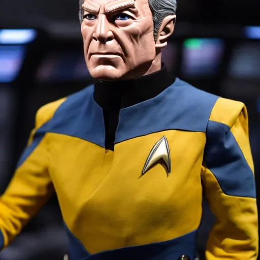 Prompt: 
star trek suit commander