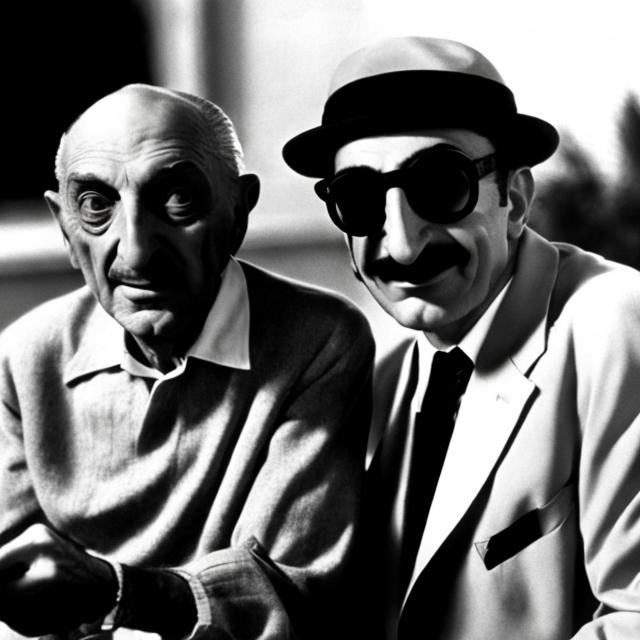 Prompt: Hyman Roth + Groucho 