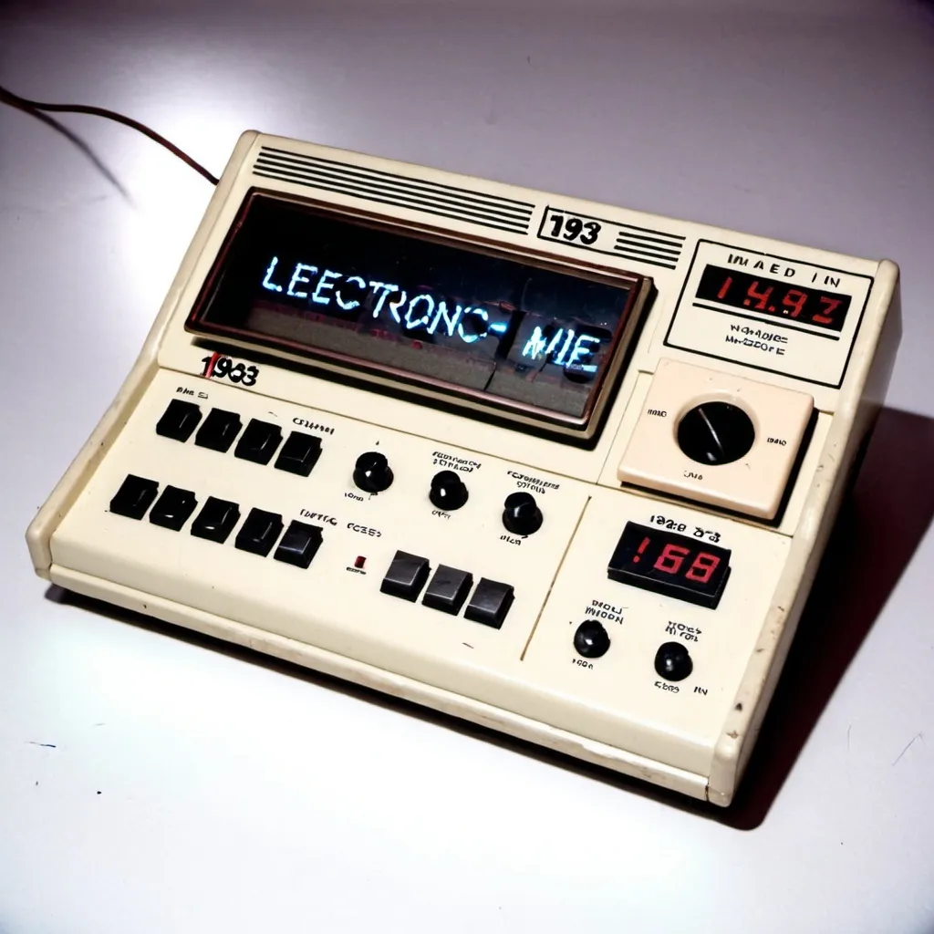 Prompt: Electronic made in 1983