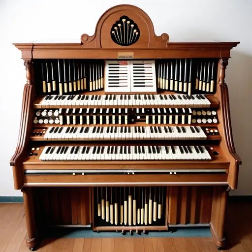 Prompt: An organ made in 1970
