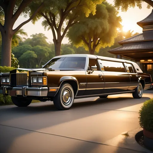 Prompt: A limousine made in 1978