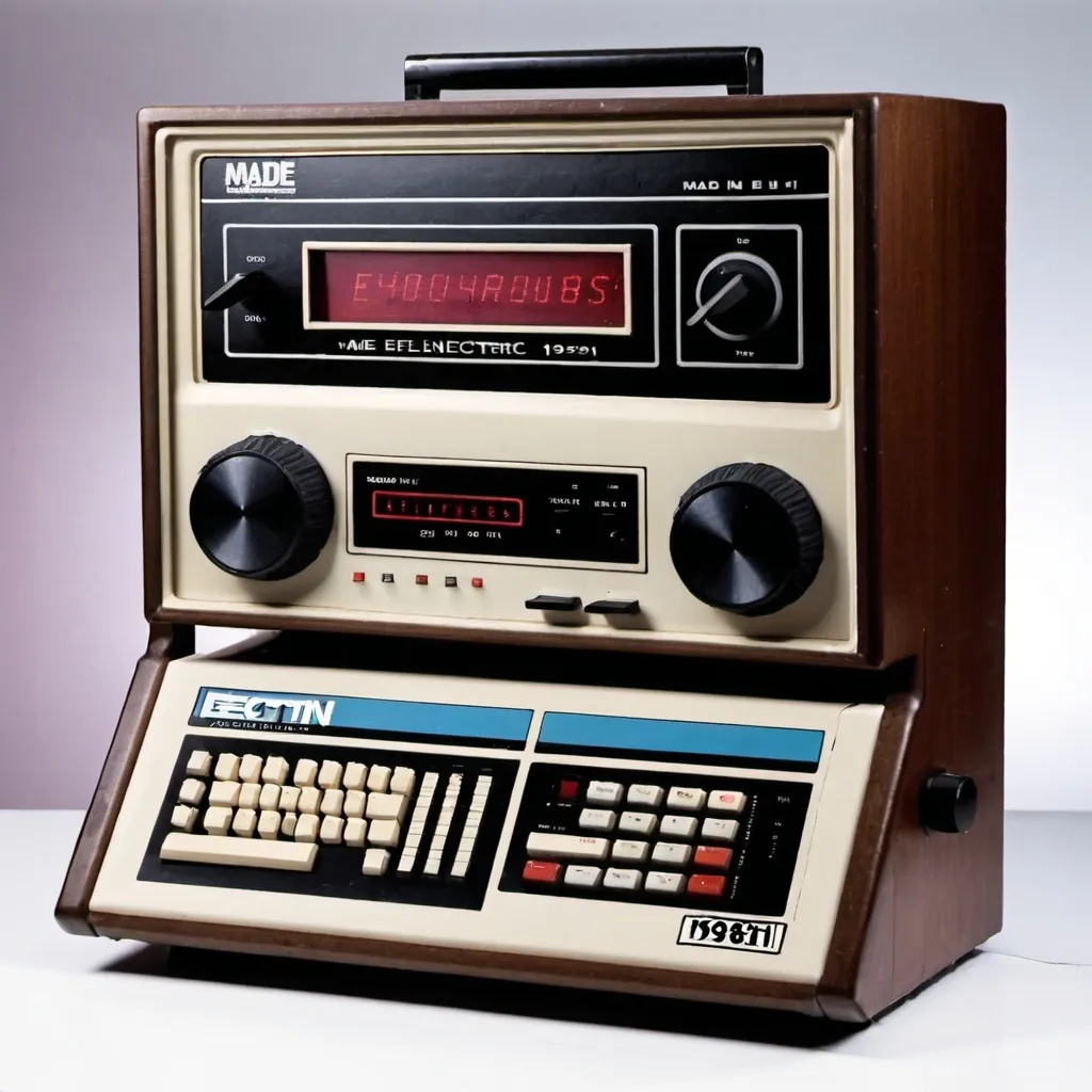 Prompt: Electronic made in 1981