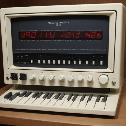 Prompt: An electronic made in 1974