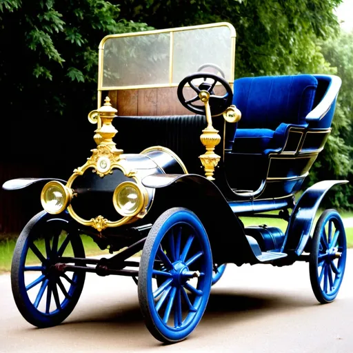 Prompt: Car made in 1890