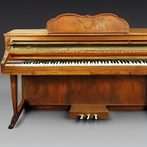 Prompt: 17th century piano