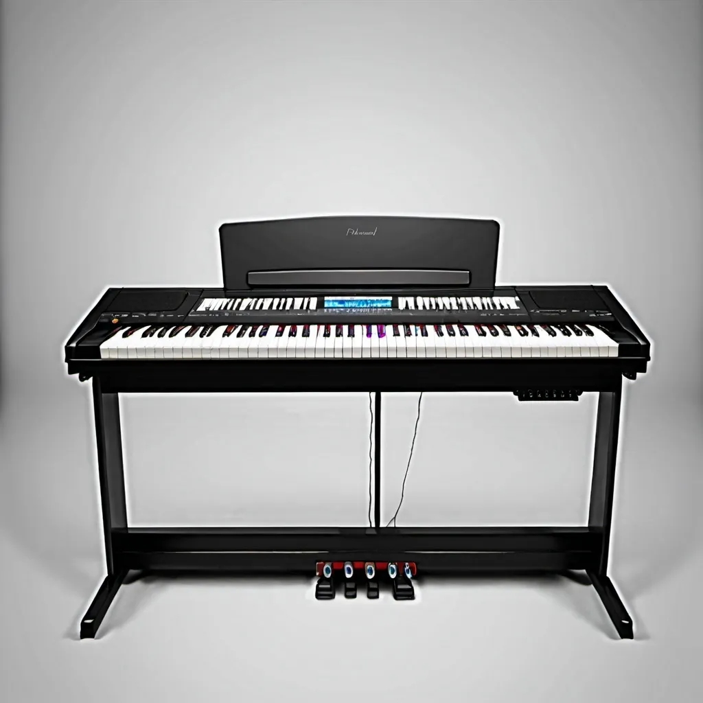 Prompt: Digital piano