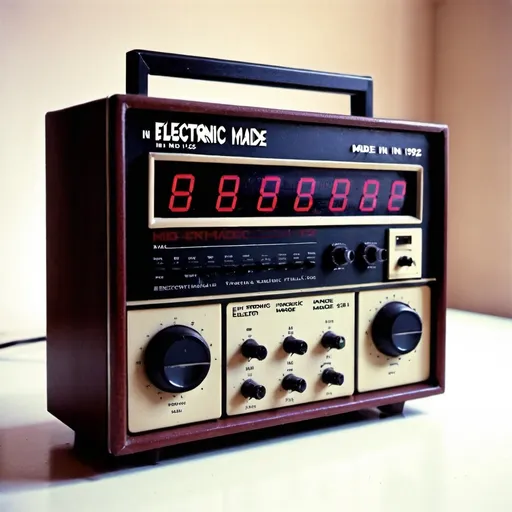 Prompt: Electronic made in 1982