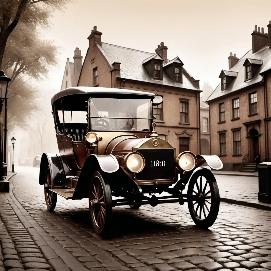 Prompt: A car from 1890