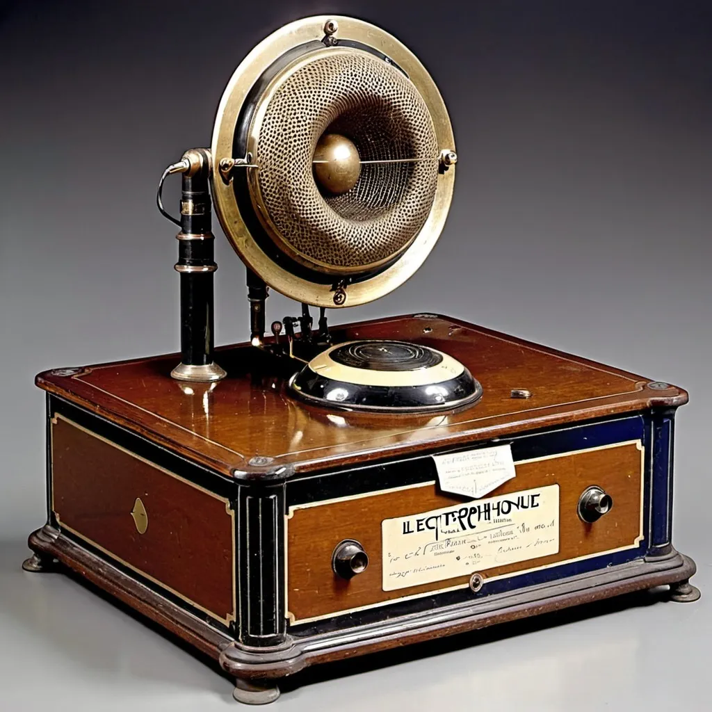 Prompt: Electrophone from 1920