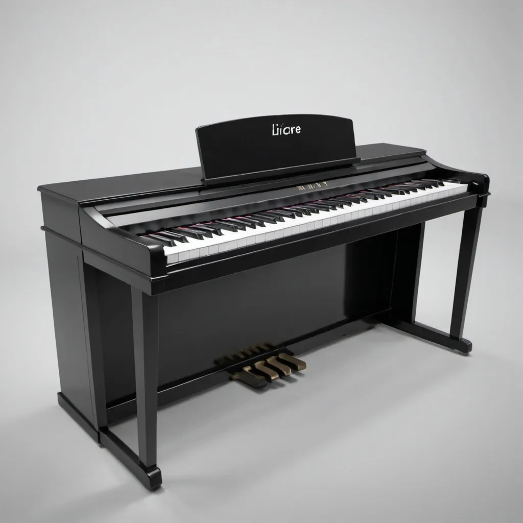 Prompt: Licorice digital piano