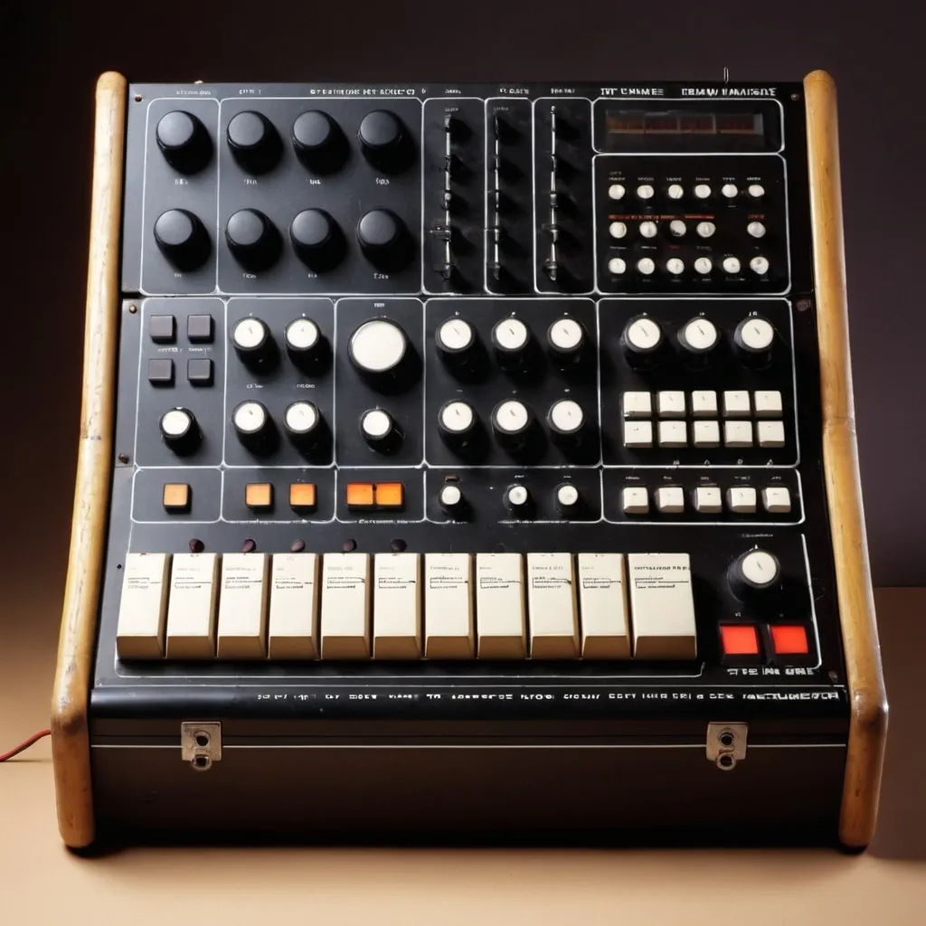 Prompt: Drum Machine made in 1978