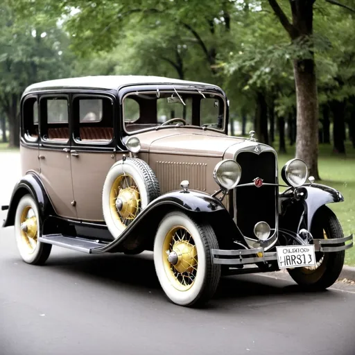 Prompt: A car made in 1931