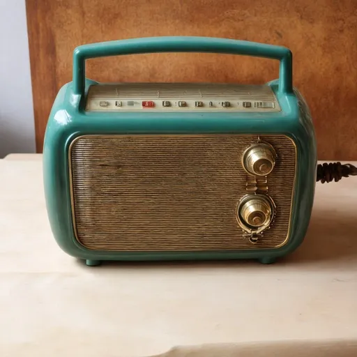 Prompt: A radio from 1949