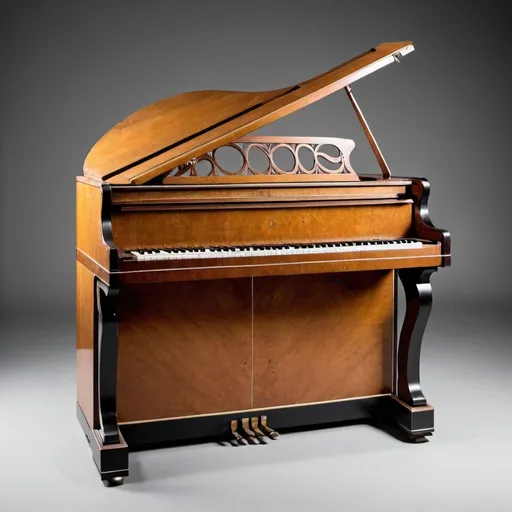 Prompt: A design piano from the 1930s