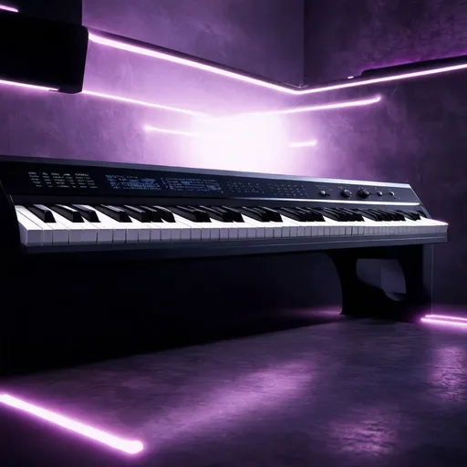 Prompt: Digital piano