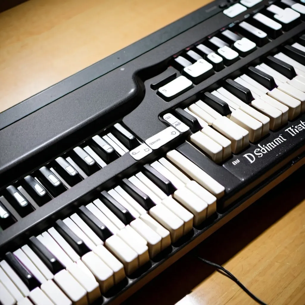 Prompt: A keyboard instrument