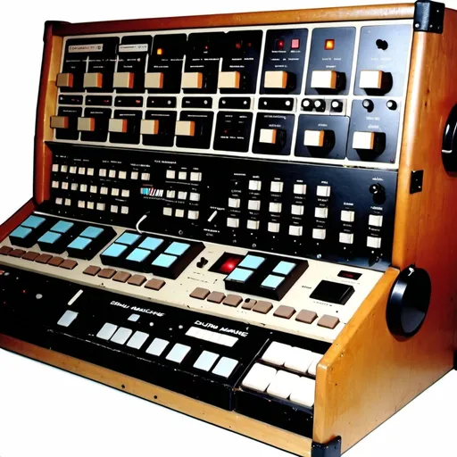 Prompt: Drum Machine made in 1976