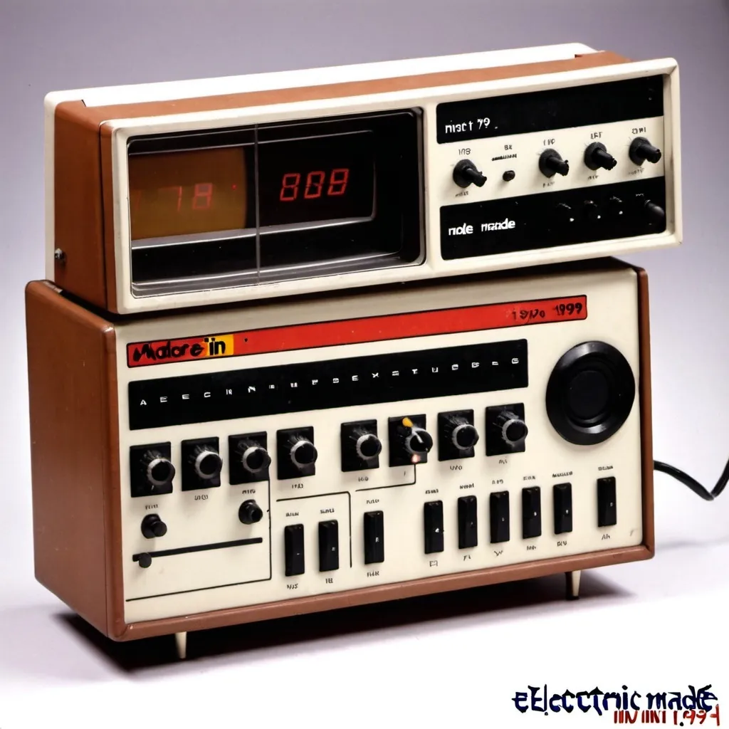 Prompt: Electronic made in 1979