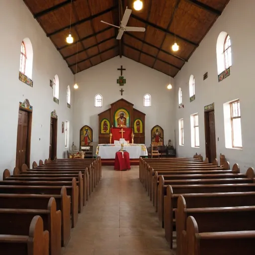 Prompt: ethiopian church