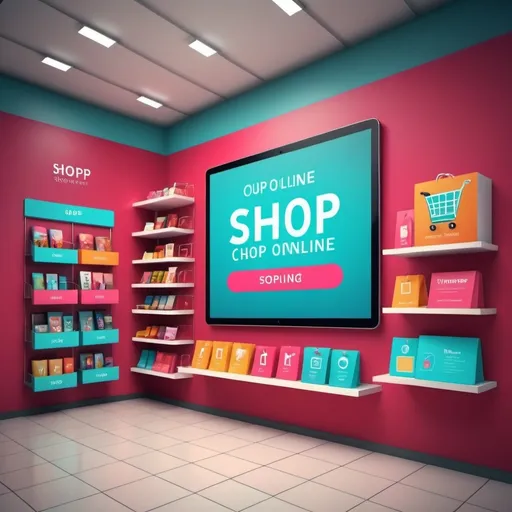 Prompt:  Shop online 
