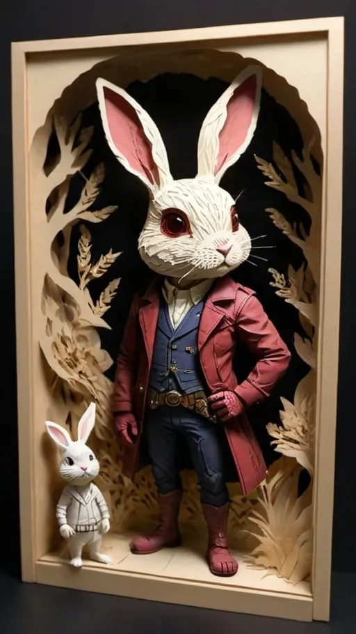 Prompt: Avengers starlord as a rabbit 