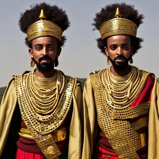 Prompt: ethiopian kings
