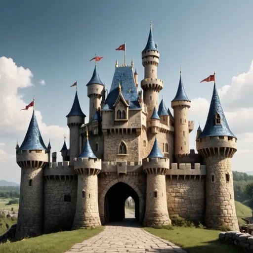 Prompt: Kingdom castle