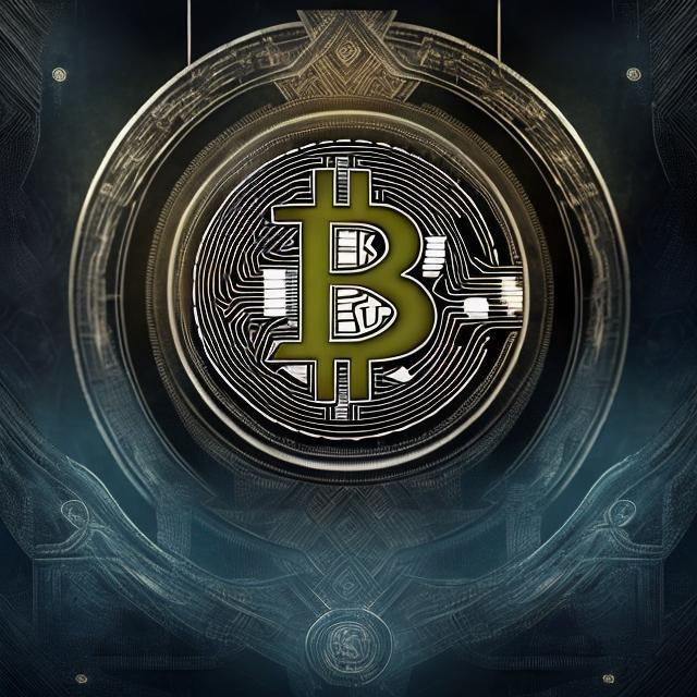 Prompt: Esoteric bitcoin illustration with hyperborean runes, intricate blockchain patterns, ancient symbolism, high-res, digital art, cold tones, mysterious lighting, detailed elements, crypto-themed, esoteric, blockchain, hyperborean, ancient symbolism, intricate patterns, digital art, high-res, cold tones, mysterious lighting