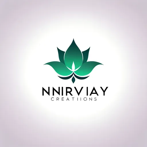 Prompt: “Create a modern minimalist logo for ‘NNIRVAY CREATIONS,’ a company specializing in Indian women's clothing. The logo should include elegant text with a clean sans-serif font and an abstract icon representing a kurti or salwar suit. Use a color palette of green, purple, and blue, ensuring the design is balanced and visually appealing.”