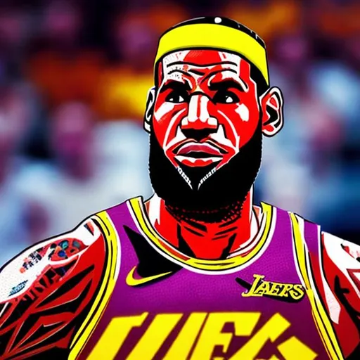 Prompt: lebron James in lego
