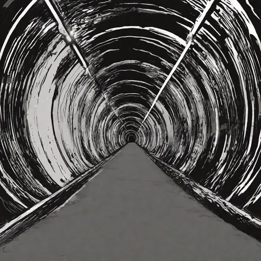 Prompt: dark tunnel