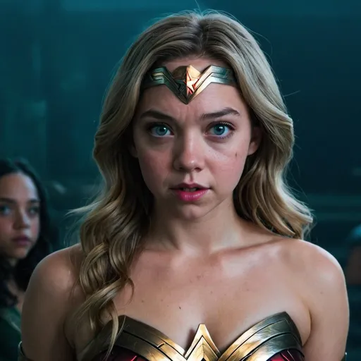 Prompt: Sydney Sweeney as Wonder Woman 