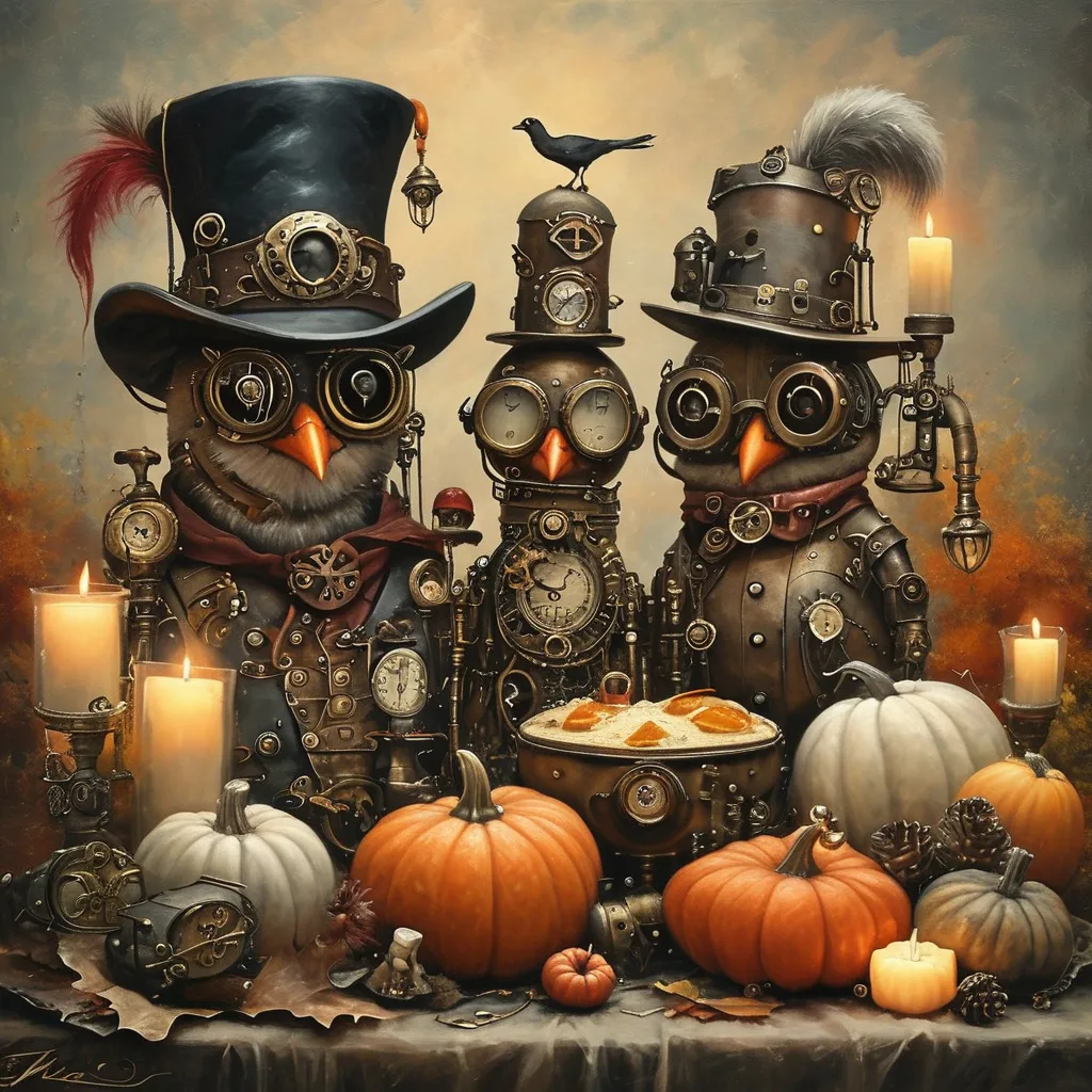 Prompt: Steampunk and Thanksgiving