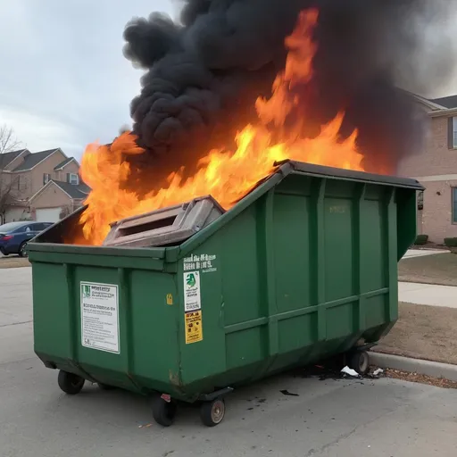 Prompt: Dumpster Fire