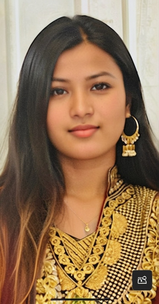 Prompt: gorgeous nepalese newari beautiful girl ultra sharp focused highly detailed ultra high resolution stunning hyper realistic portrait in the city