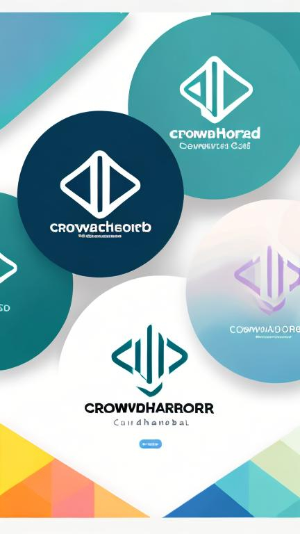 Prompt: Create a professional logo for a crowdfunding company called ‘CrowdHarbor Capital’. The logo should reflect the community, trust and innovation associated with crowdfunding. Use colors that inspire confidence and dynamism. Don’t hesitate to incorporate elements related to crowds, the port and financial growth. Be creative and professional.