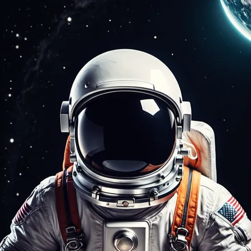 Prompt: a astronaut helmet icon profile pic