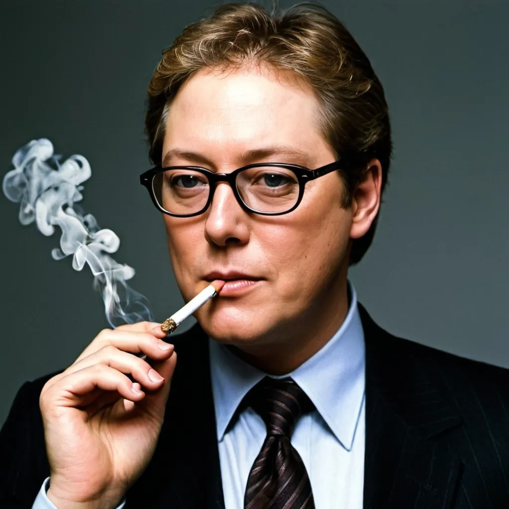 Prompt: james spader smoking