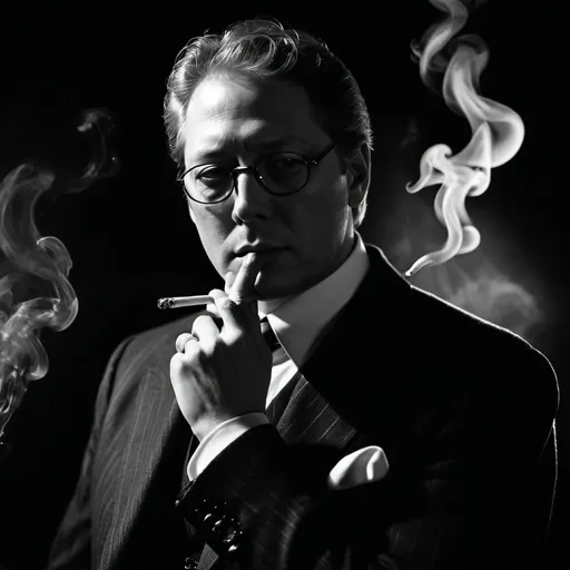 Prompt: james spader smoking