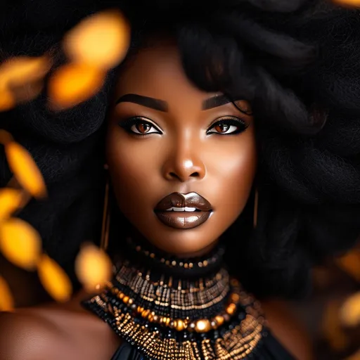 Prompt: photorealistic image, African American High Fashion Glamour Model with beautiful black hair and striking brown colored eyes, (elegant setting), elegant fancy dress exquisite pose, detailed facial features, (high detailed skin:1.2), refined clothing with sophisticated styling, soft lighting creating a dreamy atmosphere, (8k UHD, DSLR), rich film grain texture, Fujifilm XT3, high-quality composition, artistic depth and allure, captivating elegance, luxurious ambiance, inviting and glamorous mood.