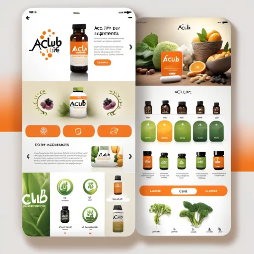 Prompt: generate a logo or an app called AClub Life with website being aclub.life that allow consumers to buy health products like vitamins and supplements online.  

we are missing a mood board.

I want to generate 5 story boards, 5 slides, telling a story of this brand.  The story is: We have a person waking up in the morning, feeling fantastic after taking their supplements purchased online from Aclub life.  The story boards are sketches.

add vitality music.